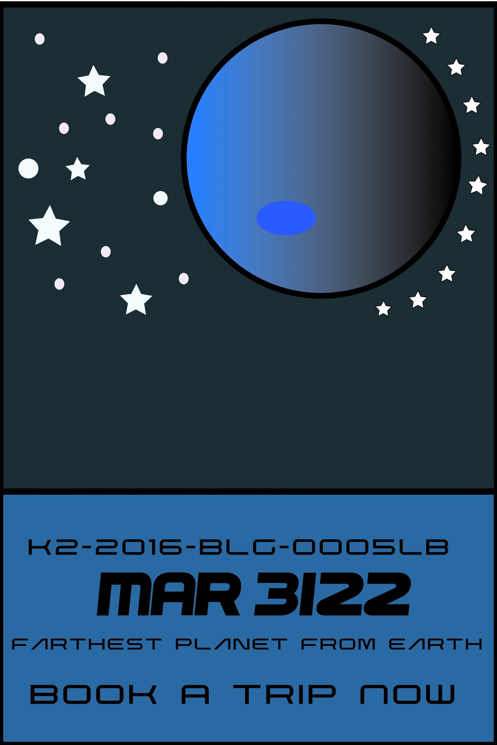 K2-2016-BLG-0005LB Travel Poster