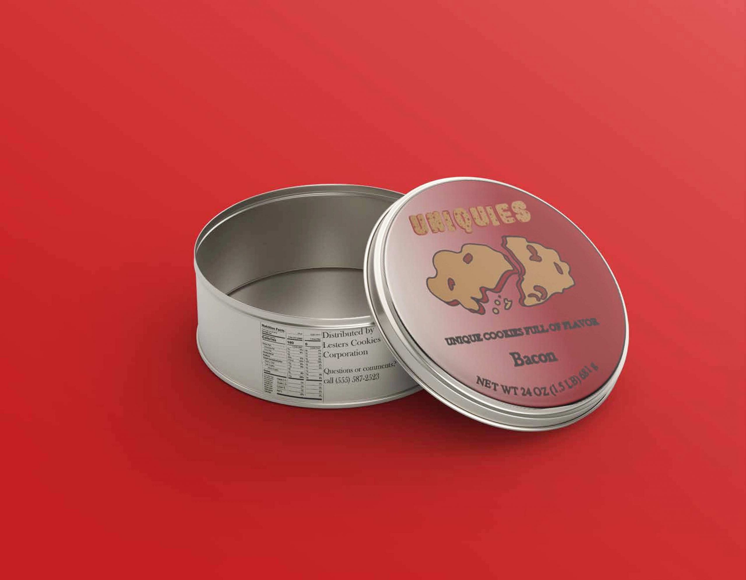 Cookie Lid Mockup (Red)